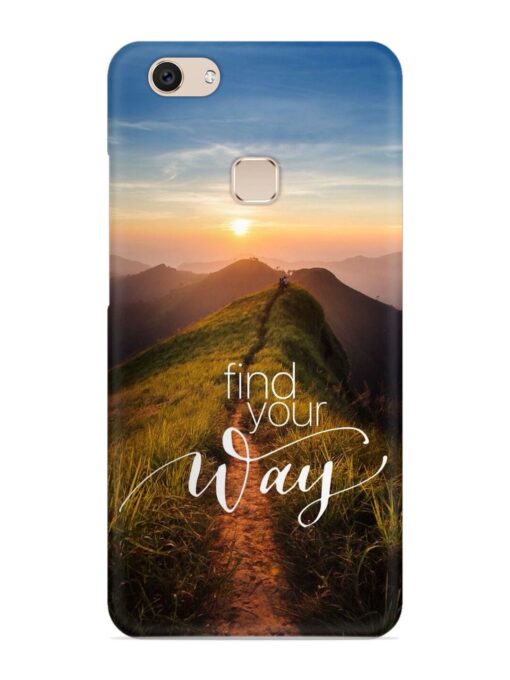 Find Your Way Snap Case for Vivo V7 Zapvi