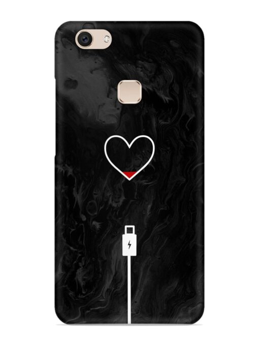 Heart Charging Vector Snap Case for Vivo V7 Zapvi