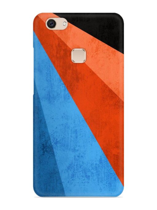 Modern Matte Abstract Snap Case for Vivo V7 Zapvi