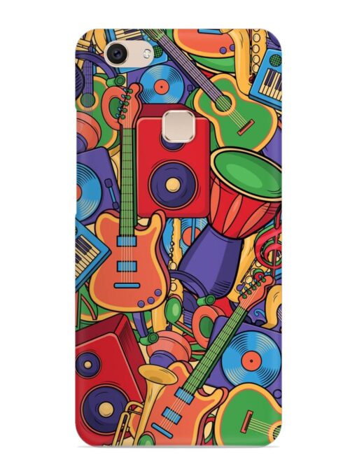 Colorful Music Art Snap Case for Vivo V7 Zapvi