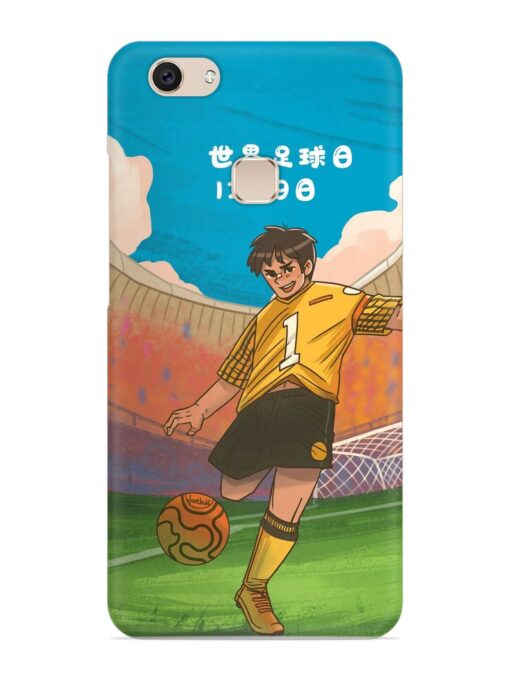 Soccer Kick Snap Case for Vivo V7 Zapvi