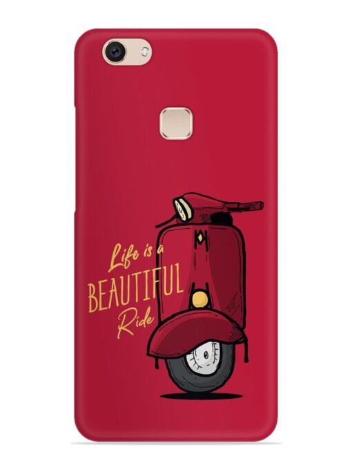 Life Is Beautiful Rides Snap Case for Vivo V7 Plus Zapvi