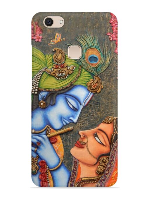 Lord Radha Krishna Flute Art Snap Case for Vivo V7 Plus Zapvi