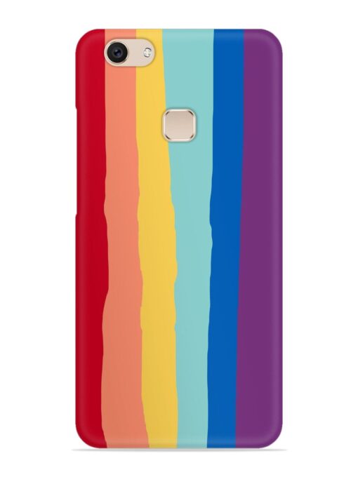 Rainbow Genuine Liquid Snap Case for Vivo V7 Plus Zapvi