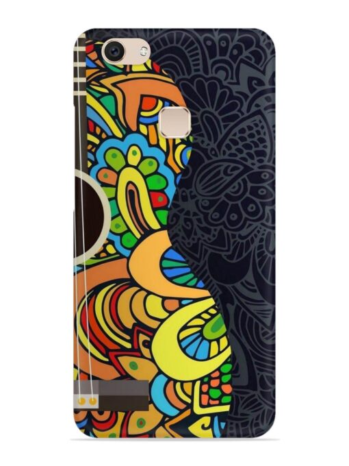 Guitar Vector Art Snap Case for Vivo V7 Plus Zapvi