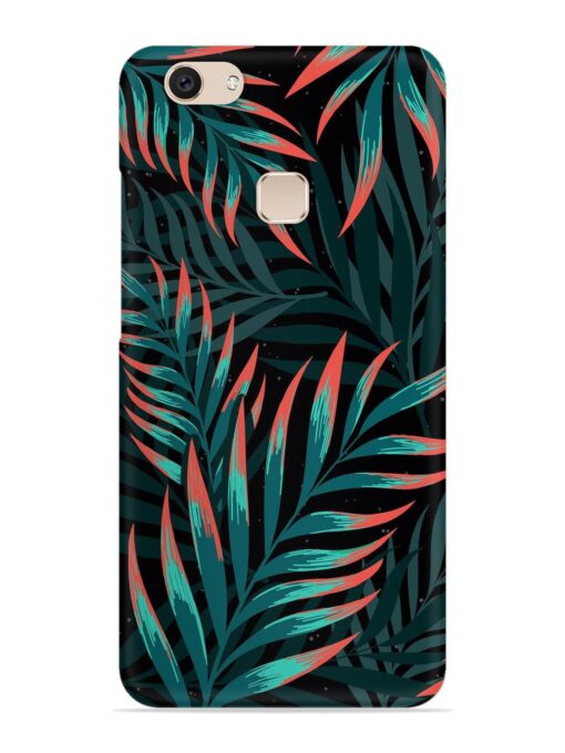 Green Leaf Art Snap Case for Vivo V7 Plus Zapvi