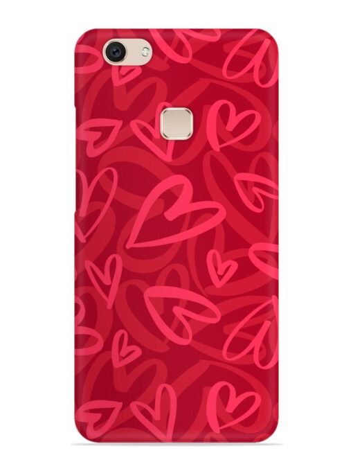 Seamless Romantic Pattern Snap Case for Vivo V7 Plus Zapvi