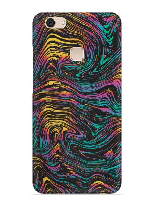 Abstract Liquid Colors Snap Case for Vivo V7 Plus Zapvi