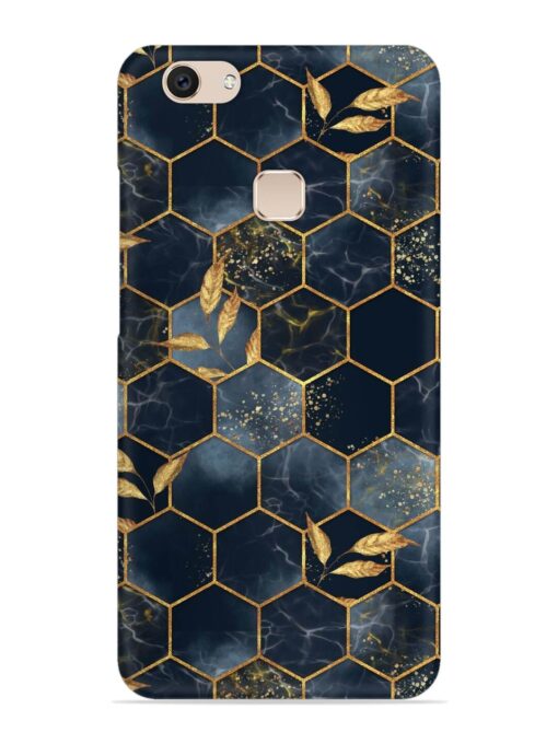 Marble Hexagon Seamless Snap Case for Vivo V7 Plus Zapvi