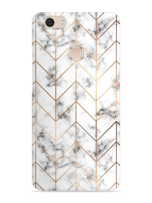 Vector Marble Texture Snap Case for Vivo V7 Plus Zapvi