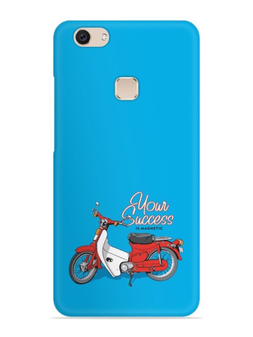 Motorcycles Image Vector Snap Case for Vivo V7 Plus Zapvi