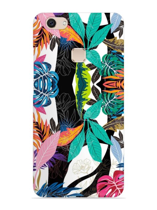 Floral Pattern Bright Snap Case for Vivo V7 Plus Zapvi