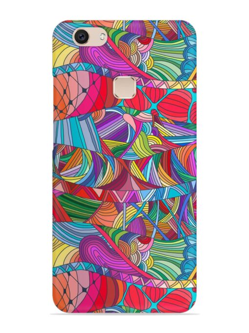 Seamless Patterns Hand Drawn Snap Case for Vivo V7 Plus Zapvi