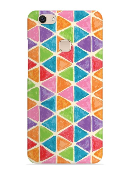 Seamless Colorful Isometric Snap Case for Vivo V7 Plus Zapvi