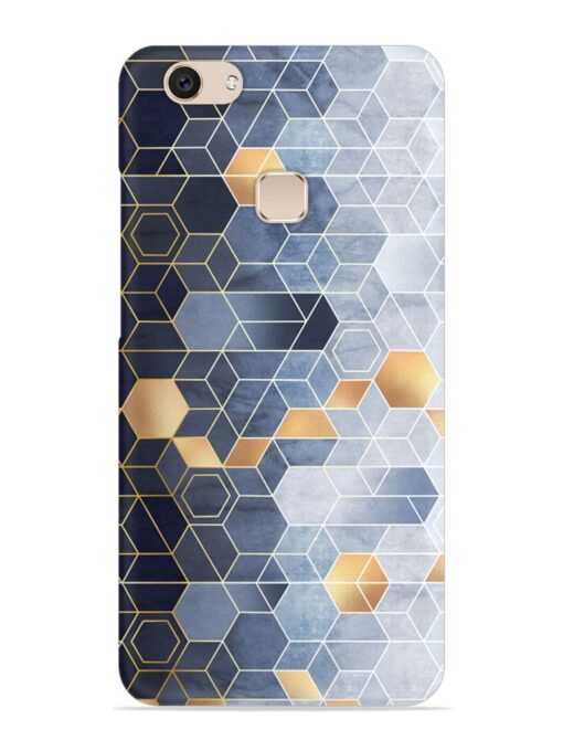 Geometric Abstraction Hexagons Snap Case for Vivo V7 Plus Zapvi