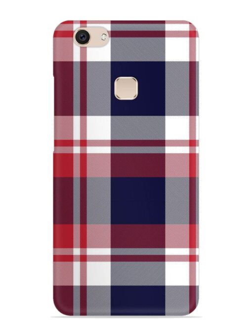 Classic Plaid Tartan Snap Case for Vivo V7 Plus Zapvi