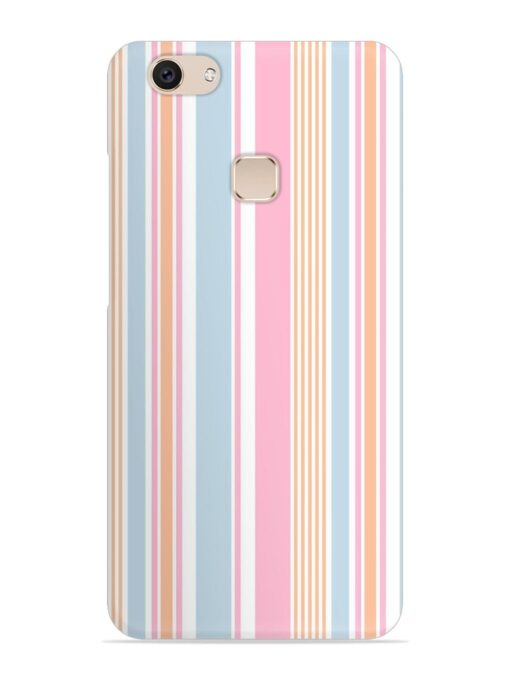 Stripe Seamless Pattern Snap Case for Vivo V7 Plus Zapvi