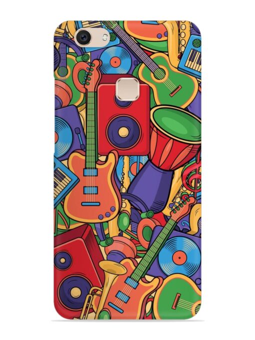 Colorful Music Art Snap Case for Vivo V7 Plus Zapvi