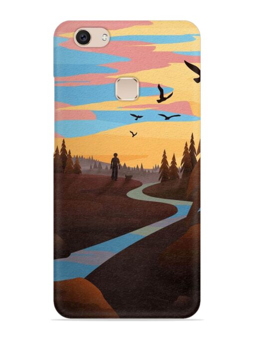 Natural Landscape Art Snap Case for Vivo V7 Plus Zapvi