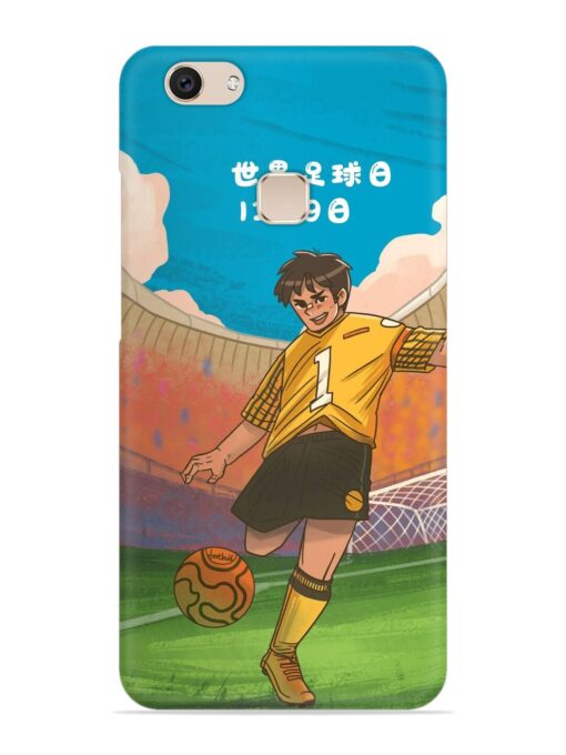 Soccer Kick Snap Case for Vivo V7 Plus Zapvi