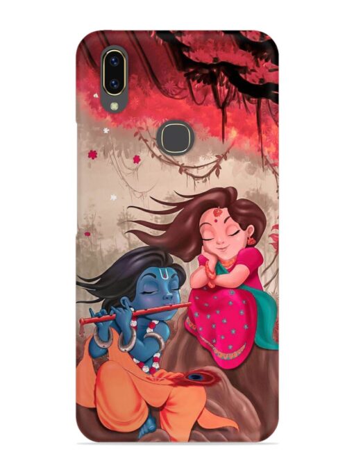 Radhe Krishna Water Art Snap Case for Vivo V9 Zapvi