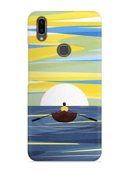 Rowing Person Ferry Paddle Snap Case for Vivo V9 Zapvi