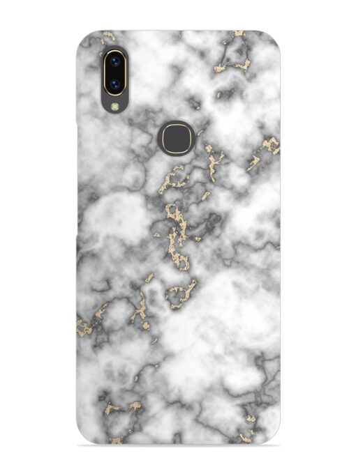 Gray And Gold Marble Snap Case for Vivo V9 Zapvi