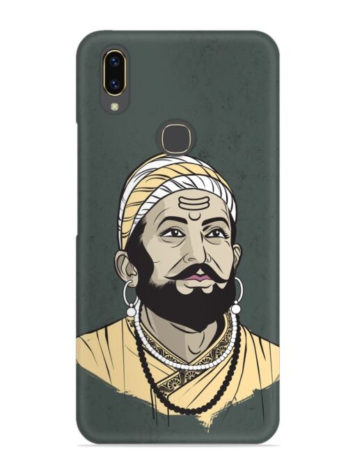 Shivaji Maharaj Vector Art Snap Case for Vivo V9 Zapvi