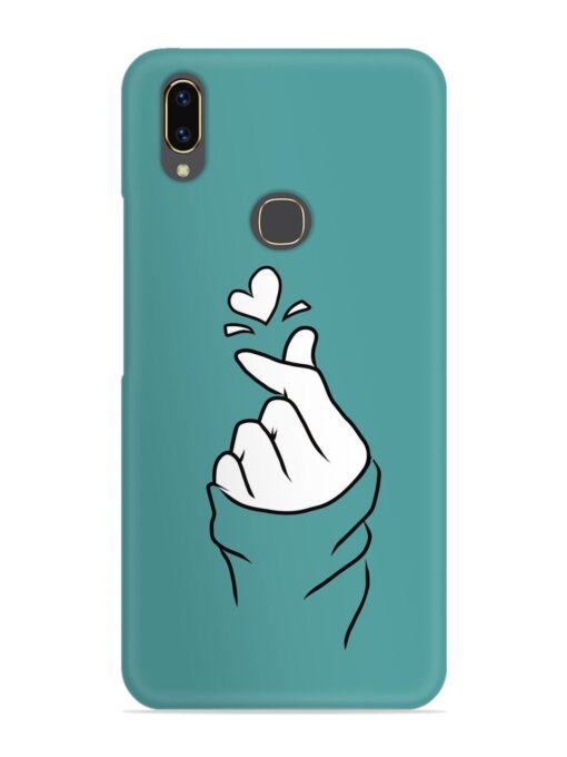 Korean Heart Sign Art Snap Case for Vivo V9 Zapvi