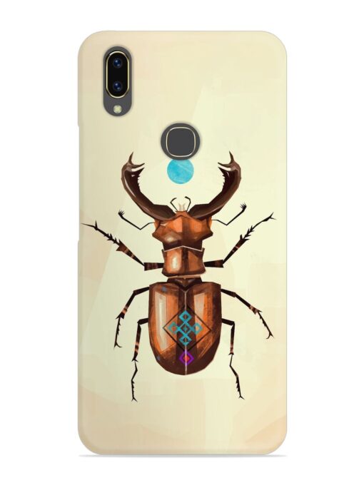 Stag Beetle Vector Snap Case for Vivo V9 Zapvi