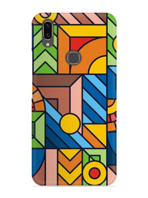 Colorful Geometric Snap Case for Vivo V9 Zapvi