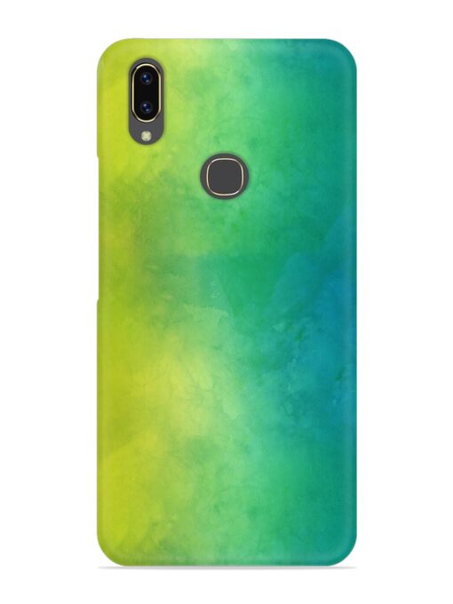 Yellow Green Gradient Snap Case for Vivo V9 Zapvi