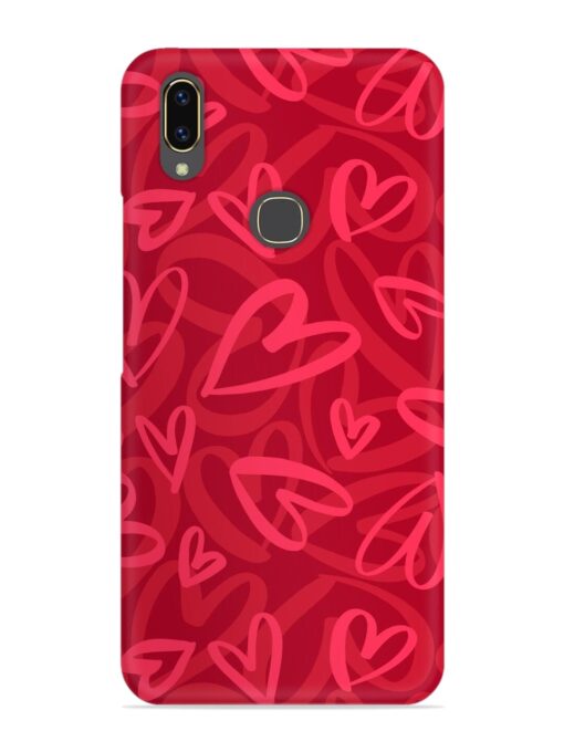 Seamless Romantic Pattern Snap Case for Vivo V9 Zapvi