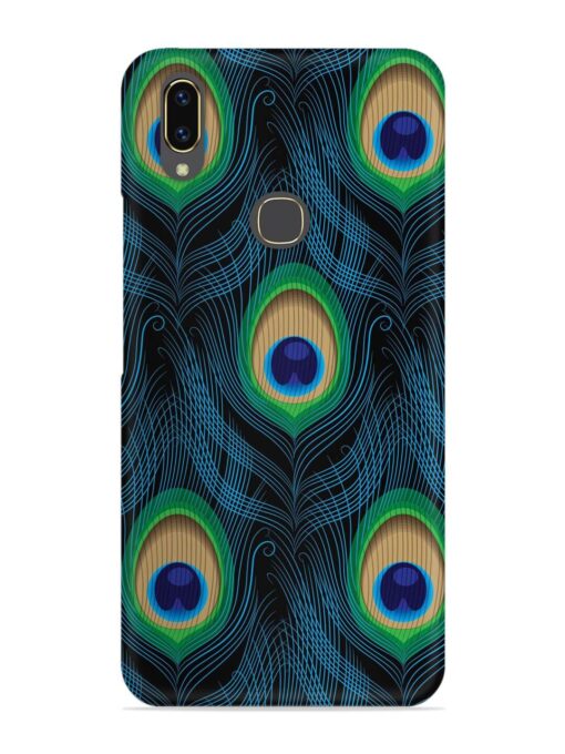 Seamless Pattern Peacock Snap Case for Vivo V9 Zapvi