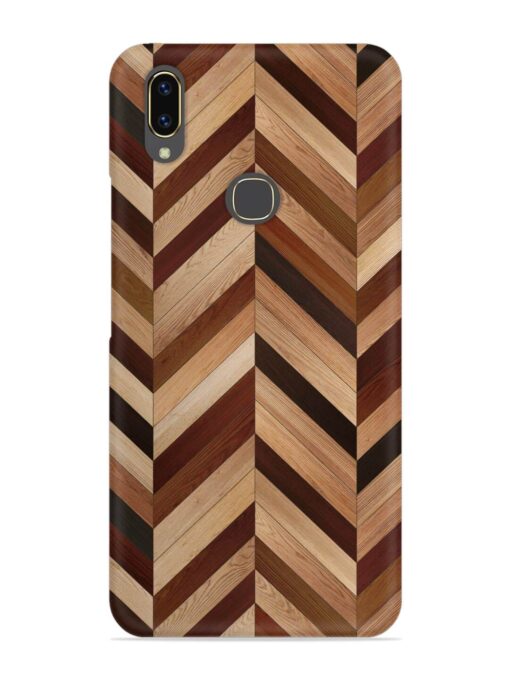 Seamless Wood Parquet Snap Case for Vivo V9 Zapvi