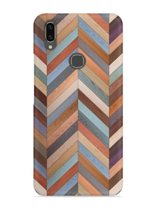 Seamless Wood Parquet Snap Case for Vivo V9 Zapvi