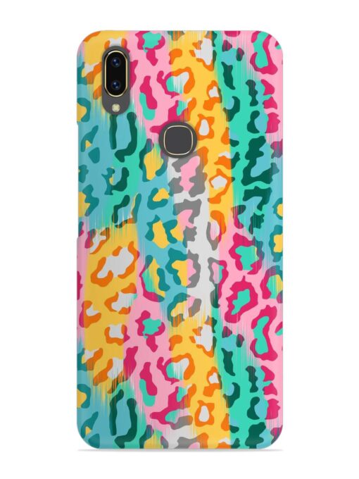 Seamless Vector Colorful Snap Case for Vivo V9 Zapvi