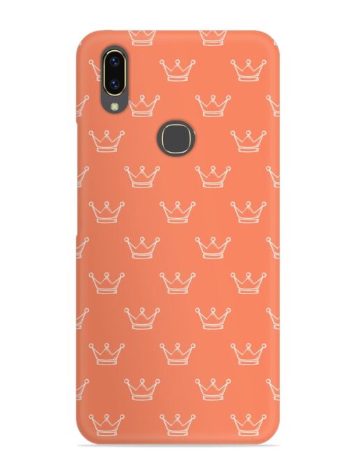 Hand Drawn Crown Snap Case for Vivo V9 Zapvi