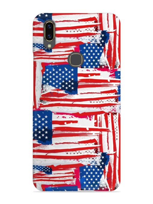 Usa Flag Seamless Snap Case for Vivo V9 Zapvi