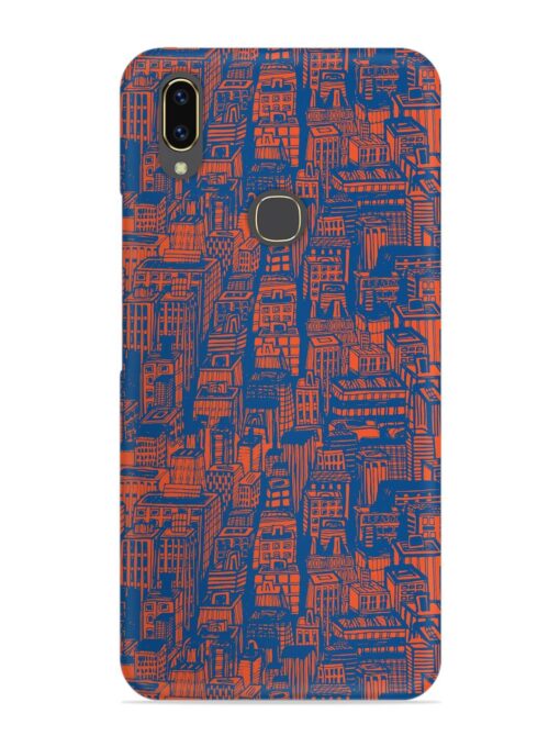 Hand Drawn Seamless Snap Case for Vivo V9 Zapvi