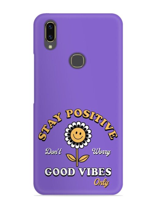 Retro Positive Flower Snap Case for Vivo V9 Zapvi