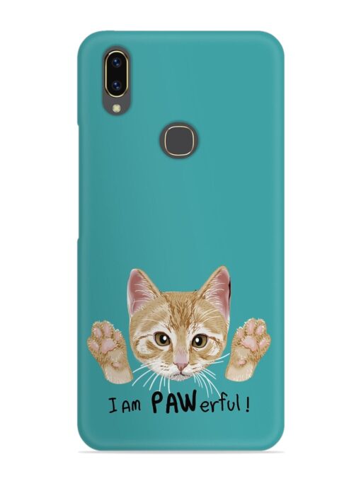 Typography Slogan Cat Snap Case for Vivo V9 Zapvi