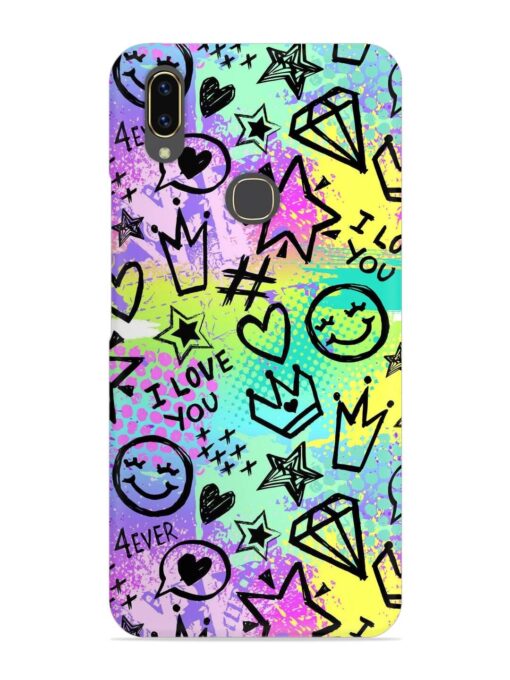 Bright Seamless Pattern Snap Case for Vivo V9 Zapvi