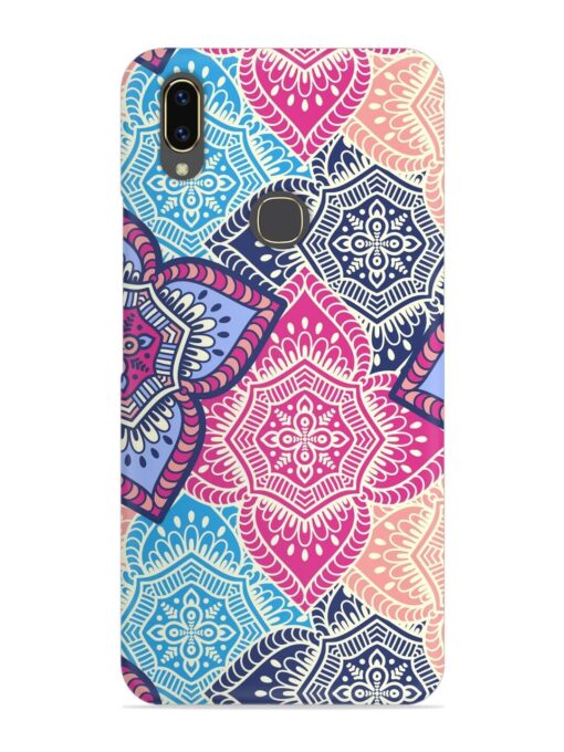 Ethnic Floral Seamless Snap Case for Vivo V9 Zapvi