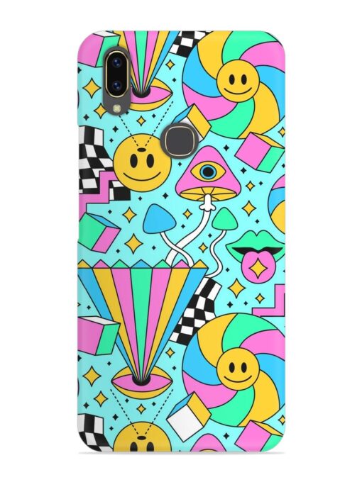 Trippy Rainbow 60S Snap Case for Vivo V9 Zapvi