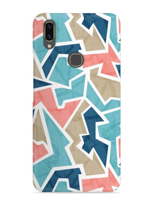 Vintage Geometric Triangle Snap Case for Vivo V9 Zapvi