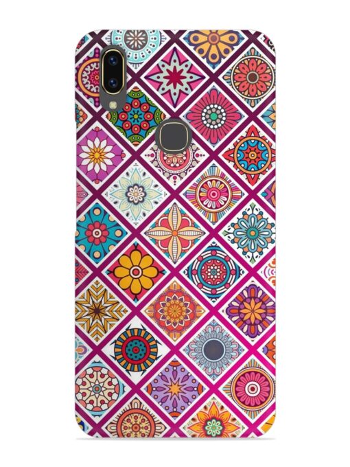 Seamless Tile Pattern Snap Case for Vivo V9 Zapvi