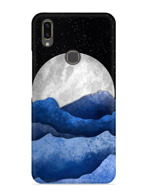 Full Moon Mountain Vector Snap Case for Vivo V9 Zapvi