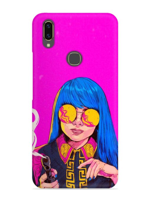 Aesthetic Anime Girl Snap Case for Vivo V9 Zapvi