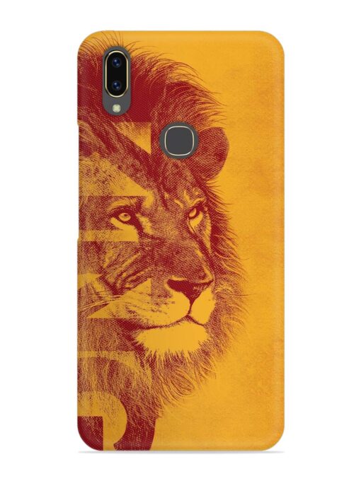 Gold Lion Crown Art Snap Case for Vivo V9 Zapvi